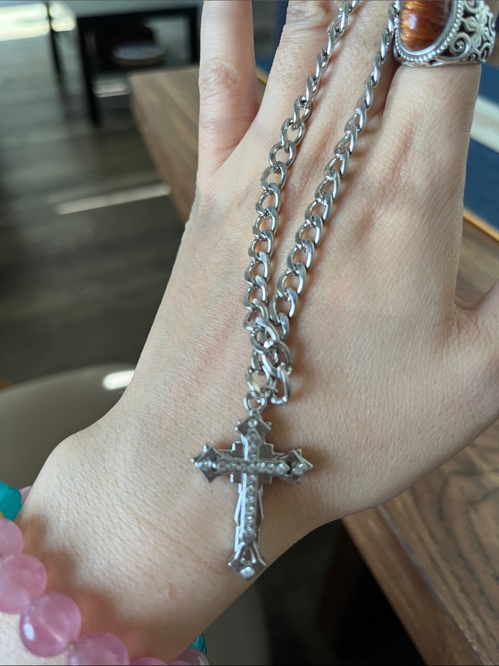Cross Pendant Necklace - Women Jewelry